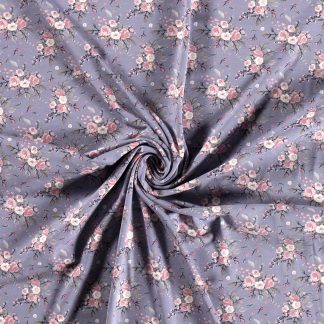 Ruusut trikoo indigo