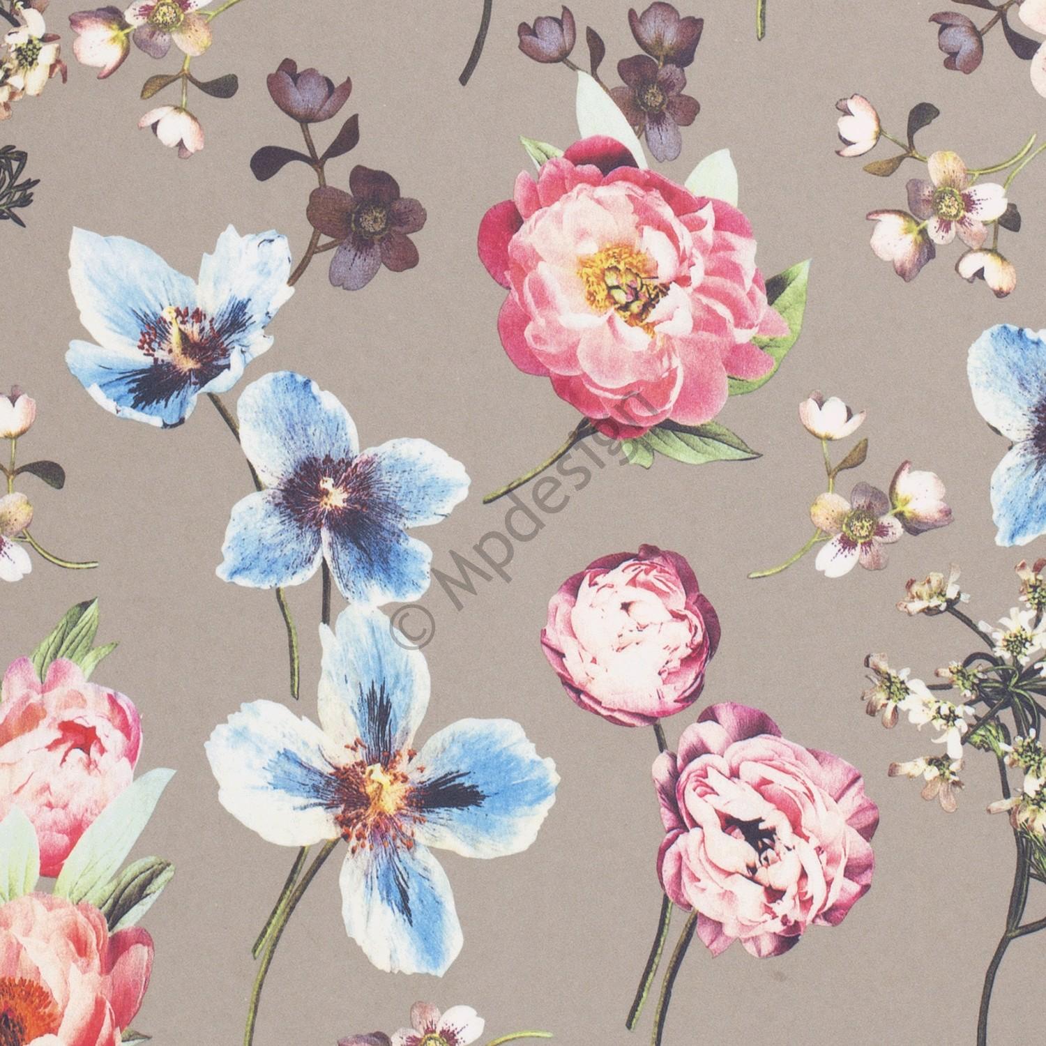 Kukkaketo georgette beige