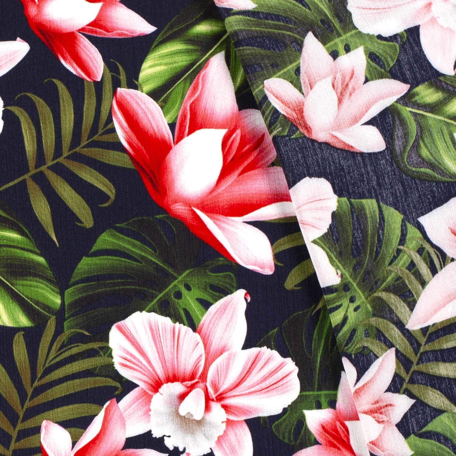 Liljat kreppikangas musta - Image 3