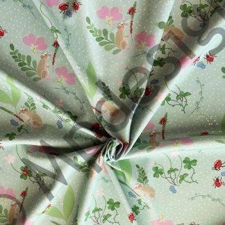 Kesäinen metsä trikoo minttu